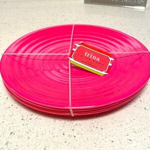 Trina Turk Set of 4 Melamine Dinner Plates